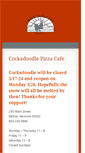 Mobile Screenshot of cockadoodlepizza.com